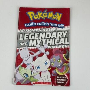 Pokemon Official Guide to Legendary and Mythical Pokemon Scholastic Book 2016